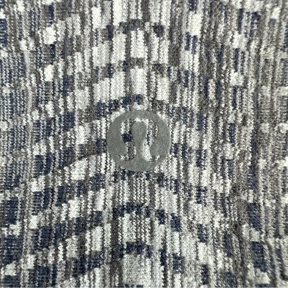 LULULEMON Wunder Under Hi-Rise 7/8 Tight Luon Arrow Jacquard Grey White Size 6 - Picture 4 of 9